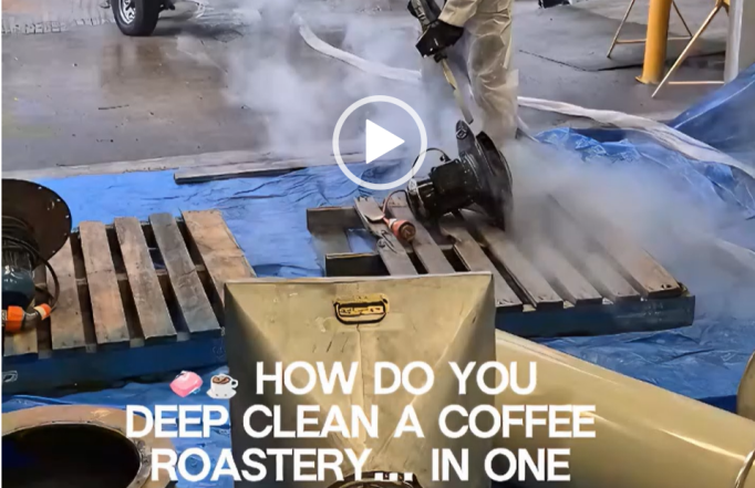 Picture of a Cold Jet Dry Ice Blaster