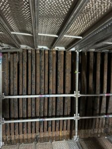 Soot deposits coated furnace tube bundles