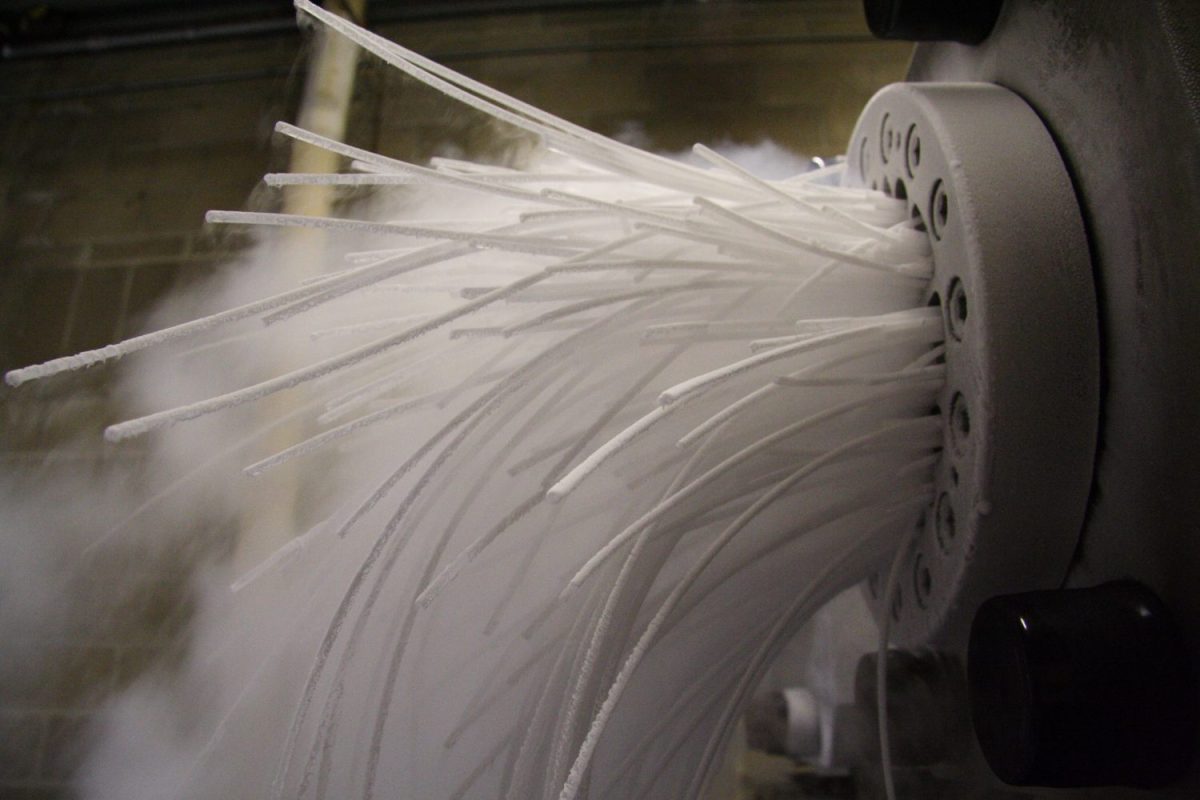 Dry ice pellets produced at Cold Jet’s Melbourne facility for delivery across Australia.