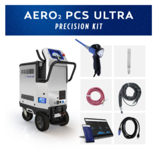 Aero2 PCS ULTRA dry ice blaster side view